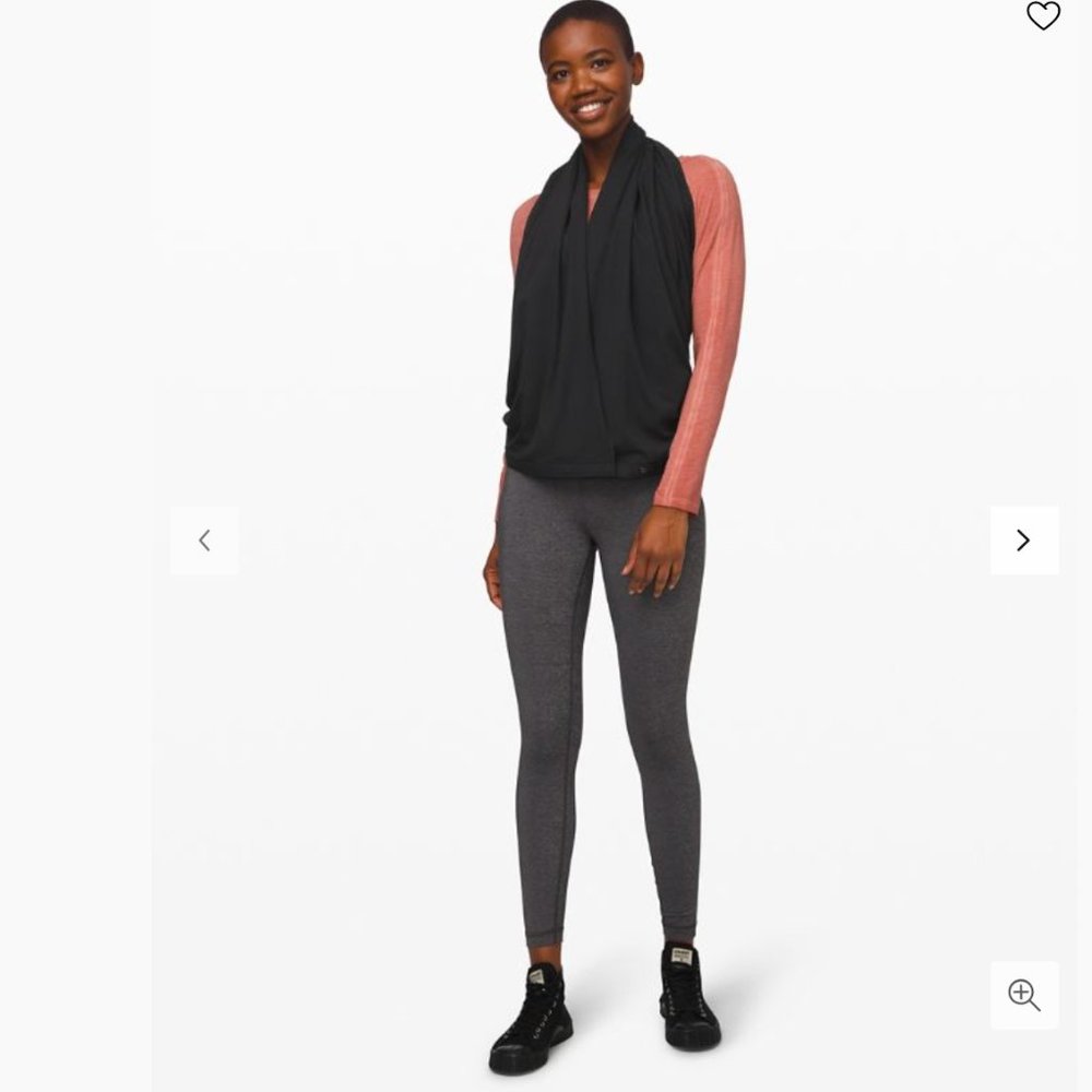 NWT Lululemon Vinyasa Scarf (Black)
